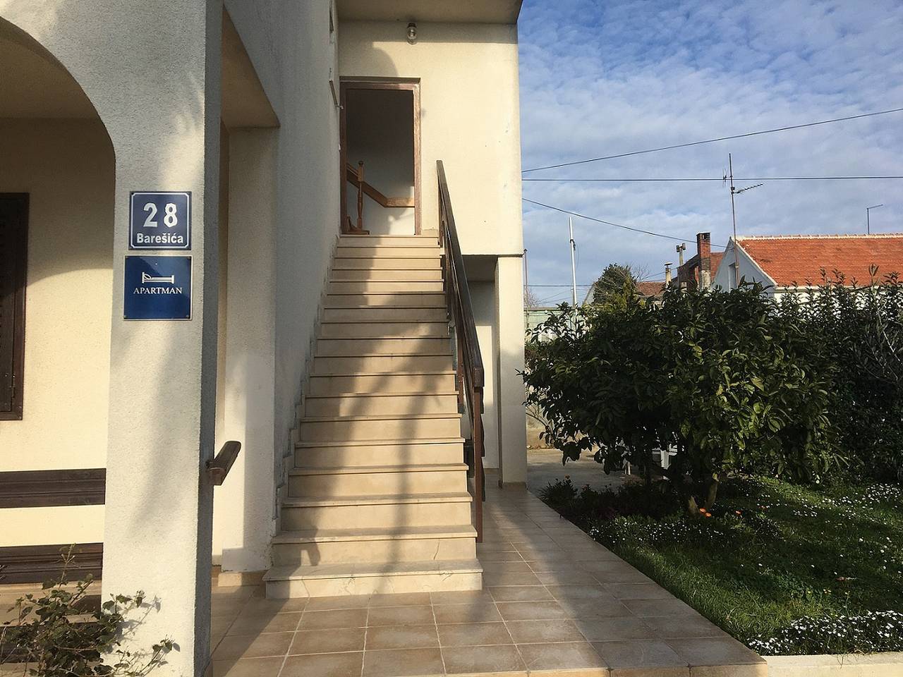 Ganze Wohnung, 1-Zimmer-Ferienwohnung mit Balkon und Meerblick Zadar - Diklo, Zadar A-11662-b in Zadar (Kommun), Zadar