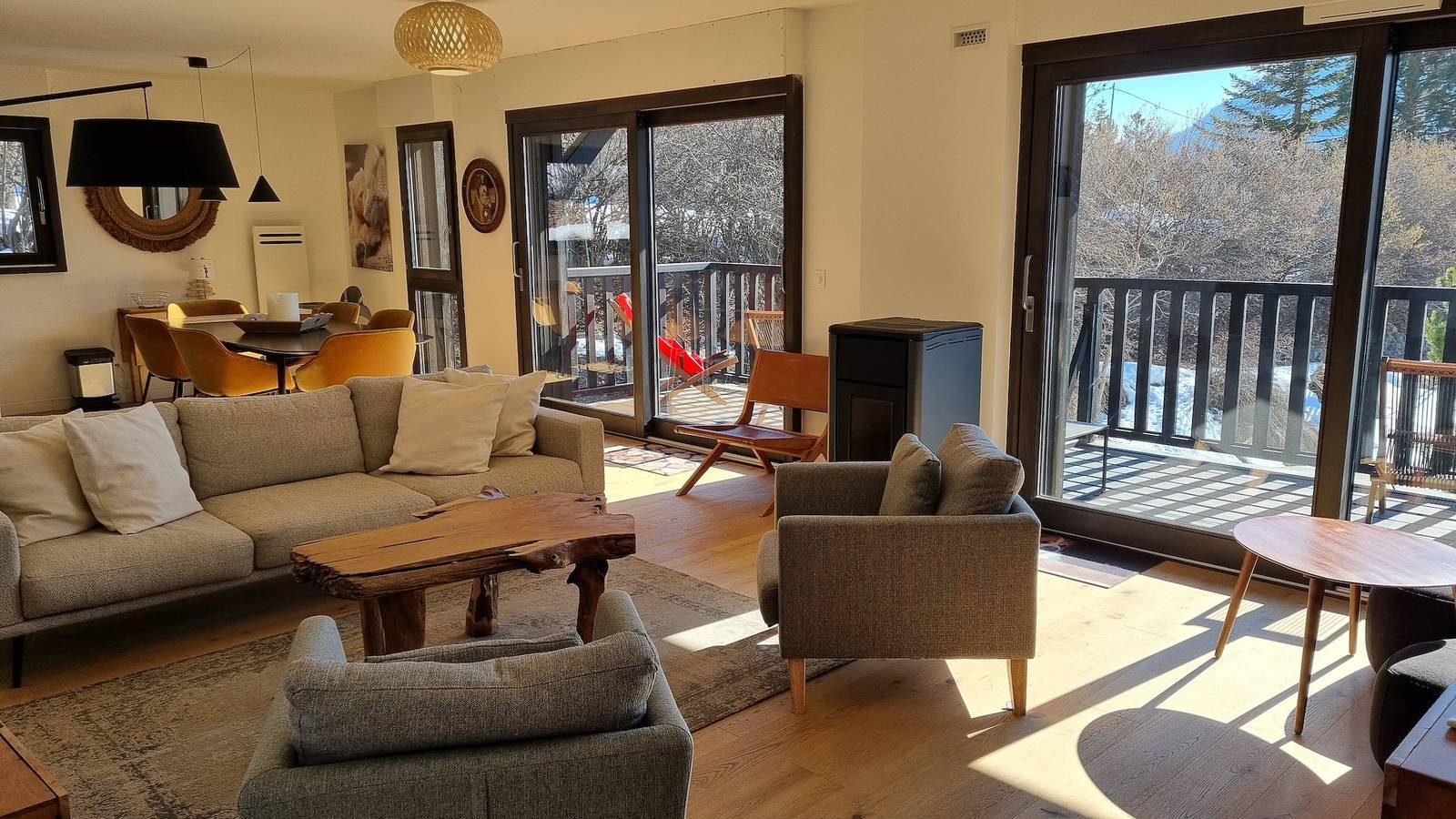 Ganze Wohnung, Ferienwohnung "Aspen Park 103" mit Bergblick, Privaten Terrassen und Wlan in Auron, Saint-Étienne-de-Tinée