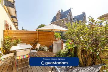 Gîte pour 4 personnes, avec terrasse dans Saint-Énogat