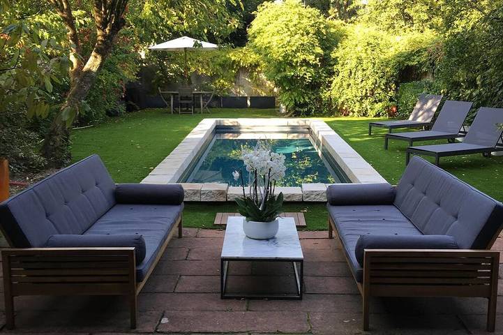 Ferienhaus für 10 Personen, mit Terrasse und Garten