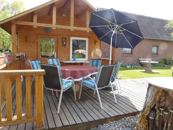 Ferienwohnung für 2 Personen, mit Balkon und Terrasse sowie Garten und Ausblick in Damnatz - 3