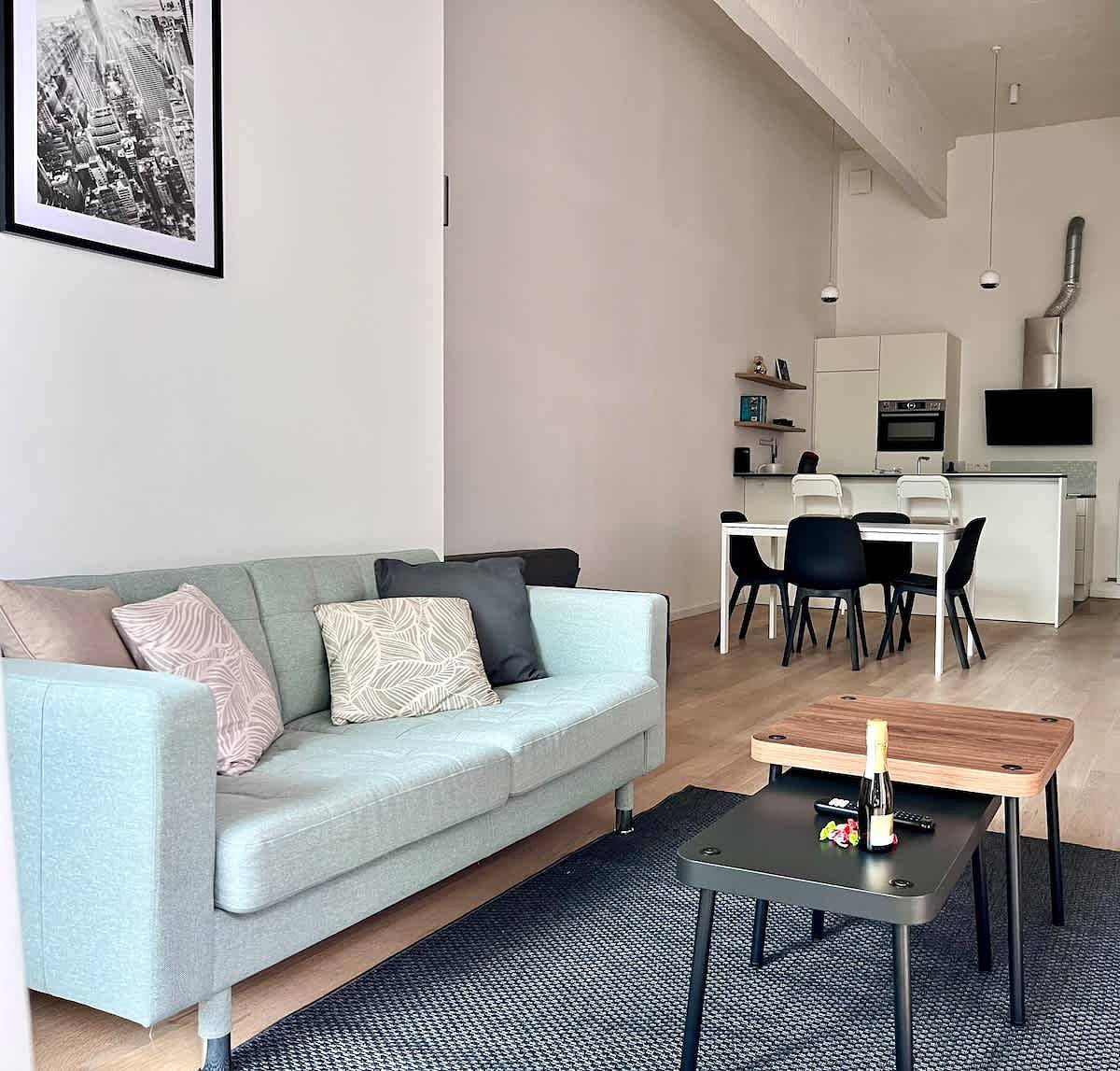 Geheel appartement, Spacious Loft  Up to 4 Guests Comfort & Style in Brussels in Anderlecht, Brussel en omgeving