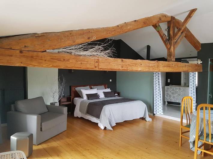 Maison d’hôte pour 5 personnes, avec sauna ainsi que jacuzzi et jardin, adapté aux familles