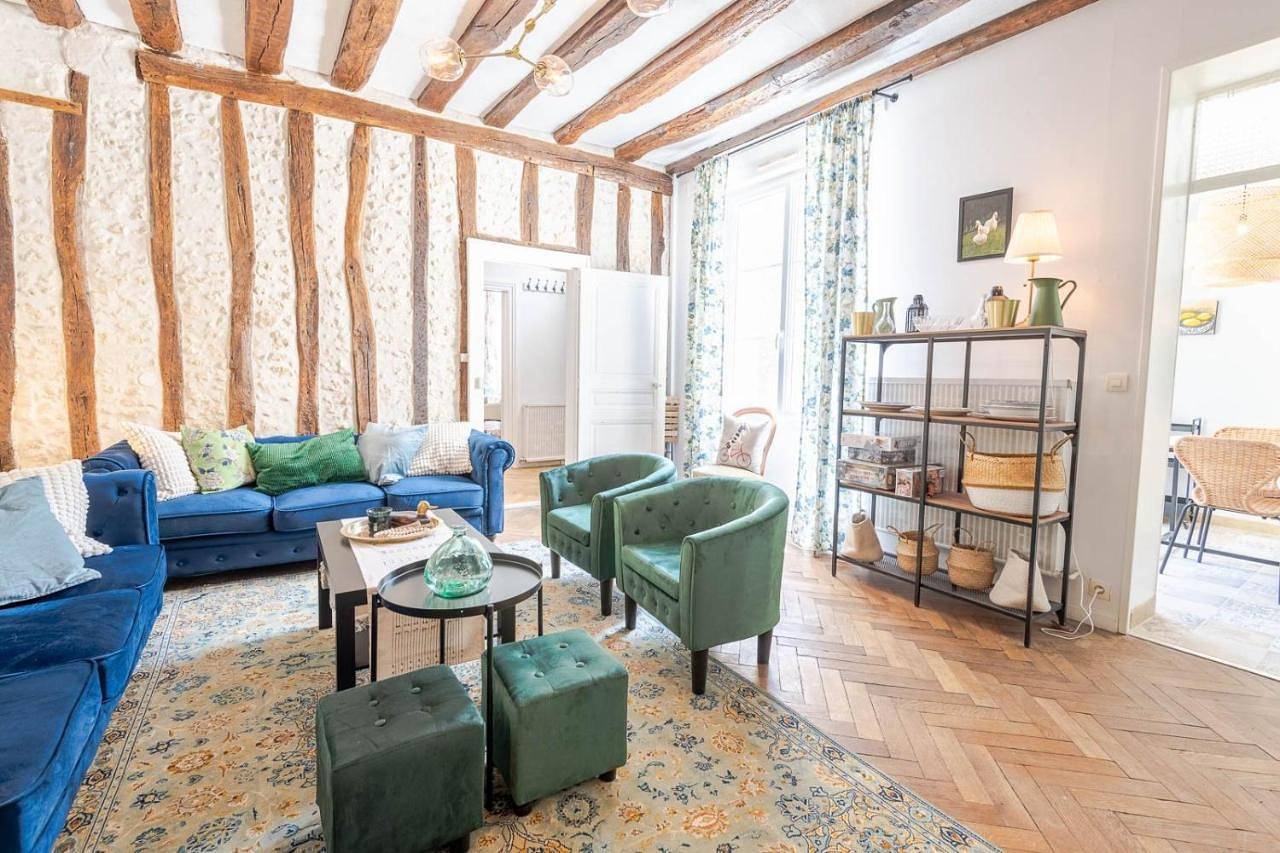 Belle-Bleu Townhouse - Maison pour 8pers. in Amboise, Région de Tours