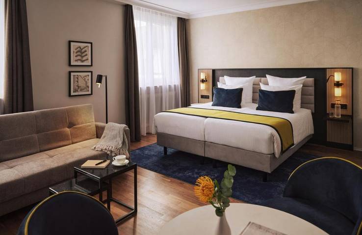 Hôtel pour 4 personnes, avec sauna et terrasse, animaux acceptés à Mannheim