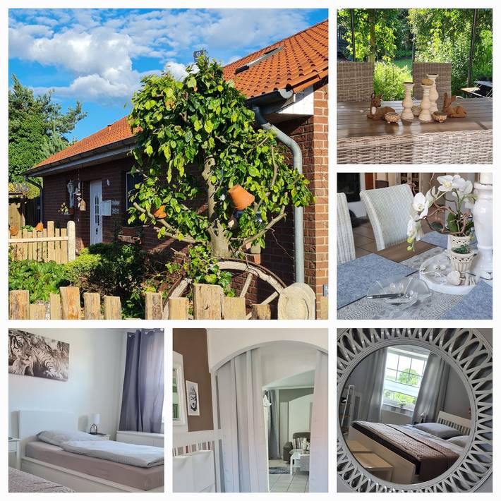 Ferienhaus für 8 Personen, mit Terrasse und Garten in der Lüneburger Heide