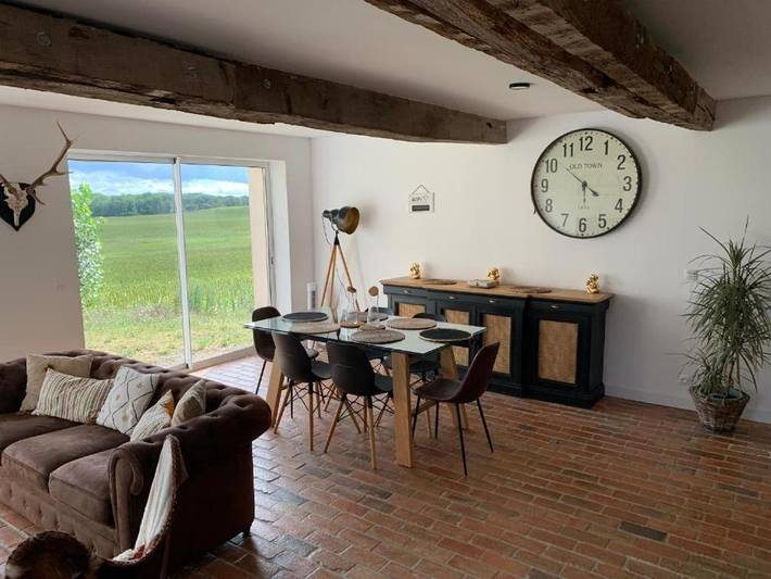 Maison de campagne pour 8 personnes, avec jardin et vue, animaux acceptés à Arthon - 3