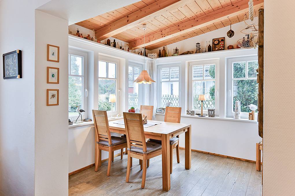 Haus unterm Reet (rechts in Prerow, Fischland - Darß - Zingst