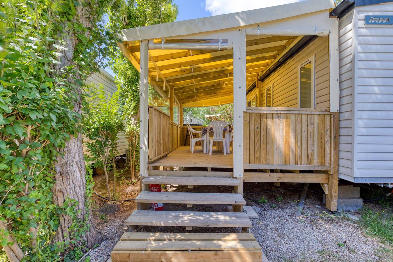 Bungalow met privézwembad, privéterras en airconditioning in La Tamarissière, Agde