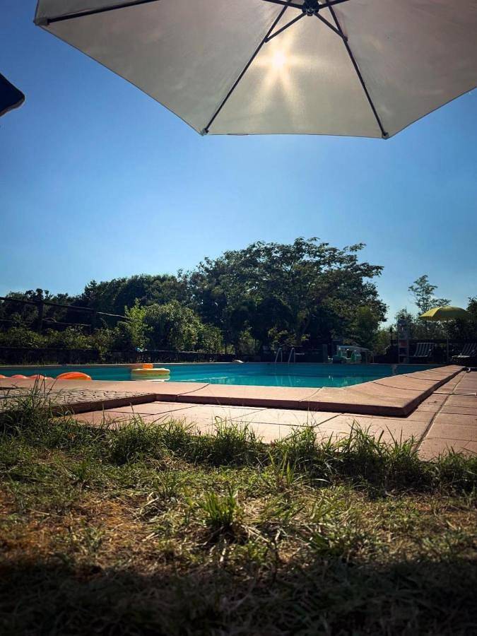 Location de vacances pour 2 personnes, avec Terrasse et Jardin ainsi que Piscine et Vue à Ponte dell'Olio