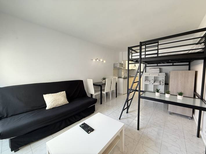 Estudio para 4 personas, con balcón/terraza - 1