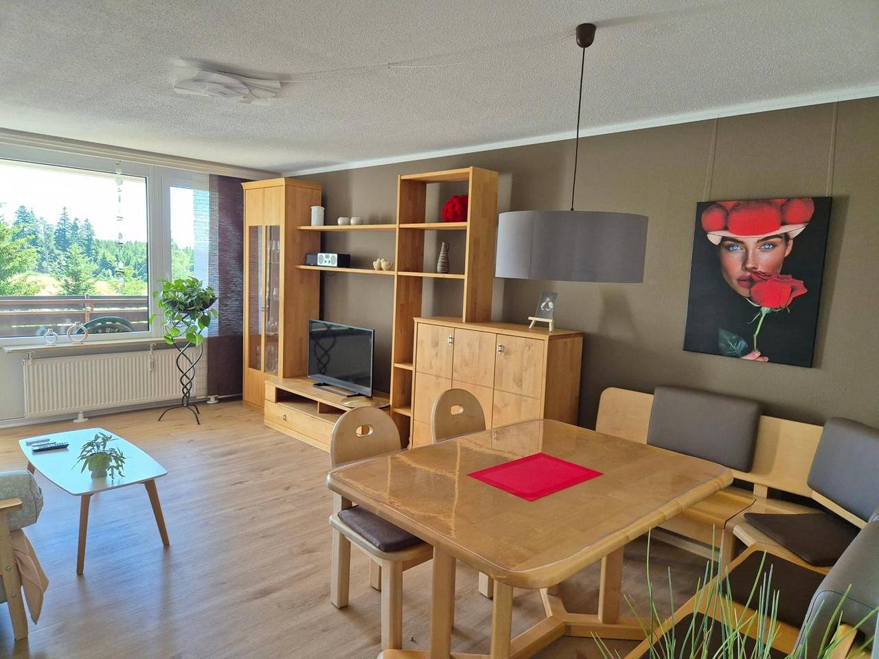 Appartement entier, Bel appartement de vacances avec superbe vue – 2 chambres, balcon, parking in Kniebis, Freudenstadt