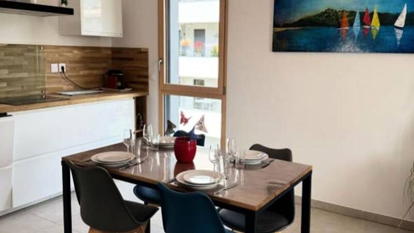 Appartement de vacances pour 7 personnes, avec balcon