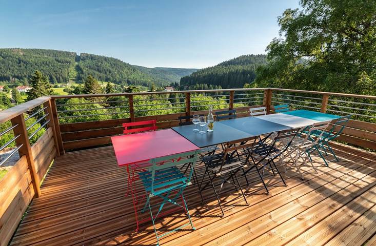 Gîte pour 12 personnes, avec Balcon ainsi que Terrasse et Jardin à Gérardmer