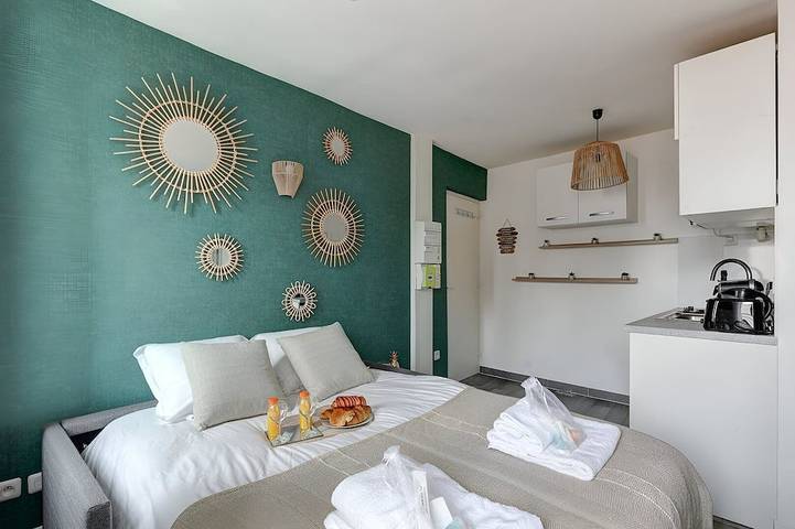 Ganze Wohnung, Thebluestay 203 - Elegant and charming studio in Bagnolet, Seine-Saint-Denis