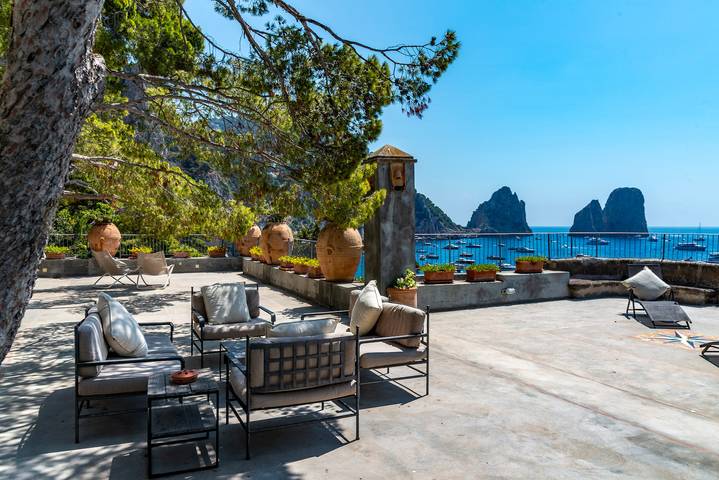 Villa per 8 persone, con Terrazza e Panorama a Capri