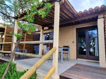 Bungalow für 2 Personen, mit Garten und Pool in Porto-Vecchio