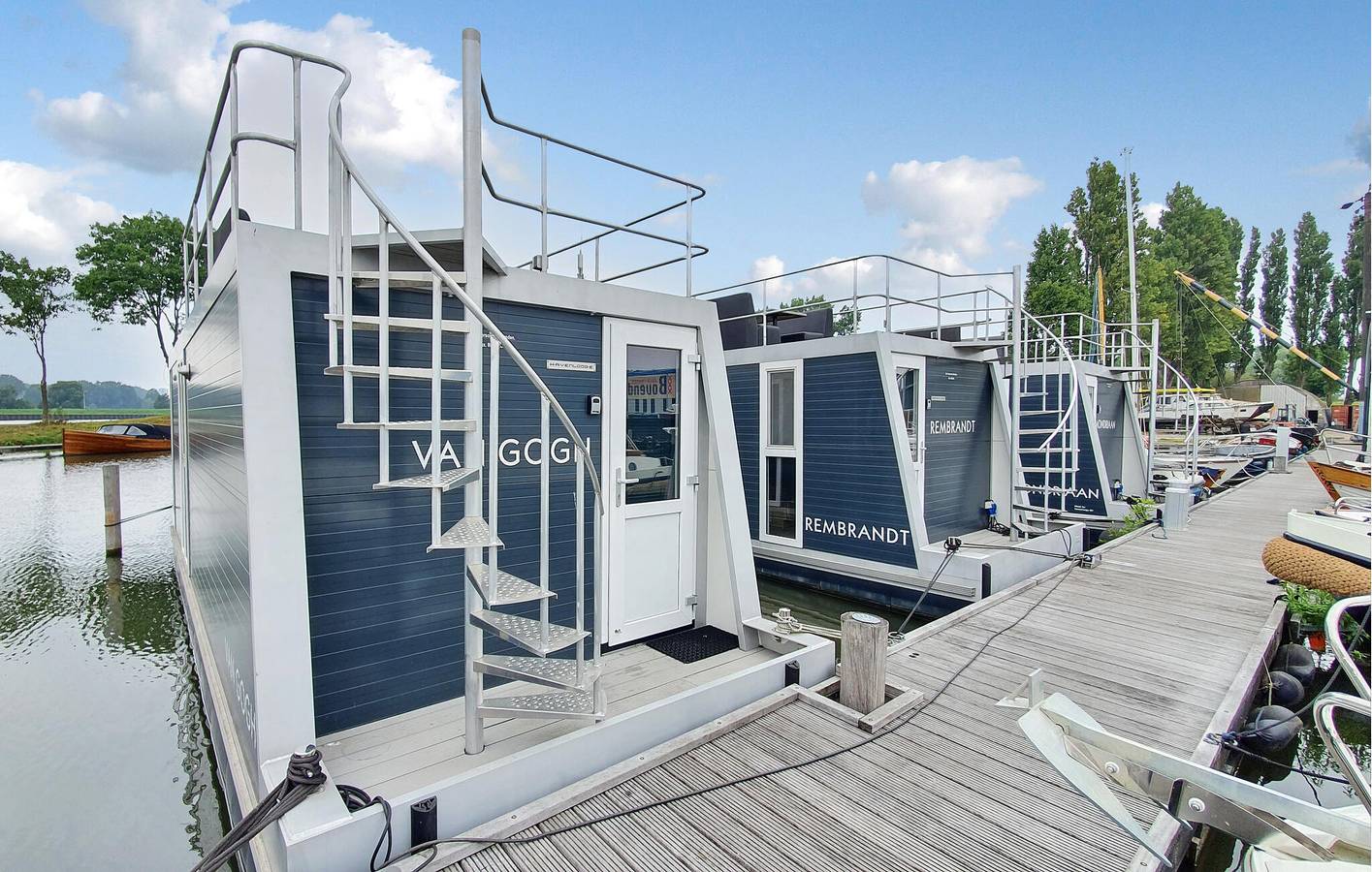 Casa galleggiante per 4 persone con panorama in Amsterdam Oost, Costa Olandese