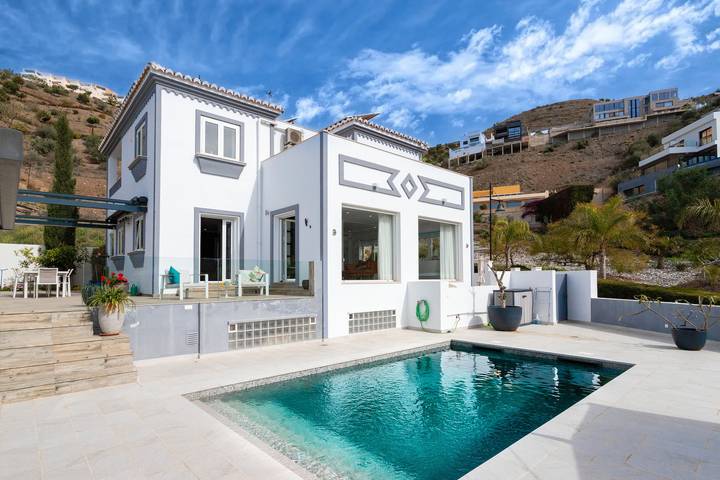 Villa voor 6 personen, met balkon in Torrox Costa
