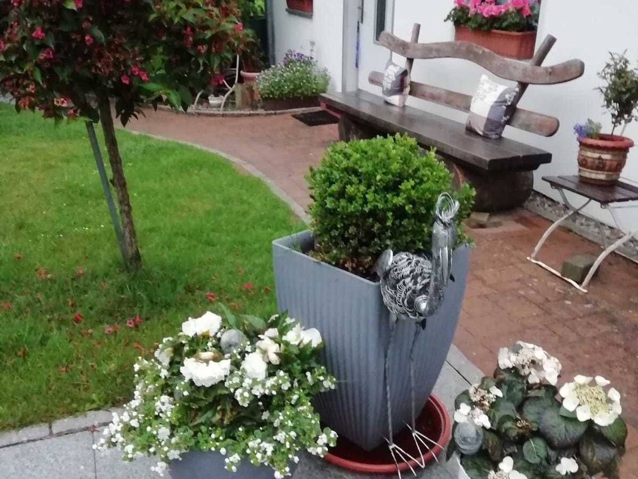 Ferienhaus am Kleinbauernhof Gersdorf bei Kühlungsborn - 3-Raum-Ferienhaus (max 4 Pers, 55m²) mit Gartenterrasse in Gersdorf, Biendorf