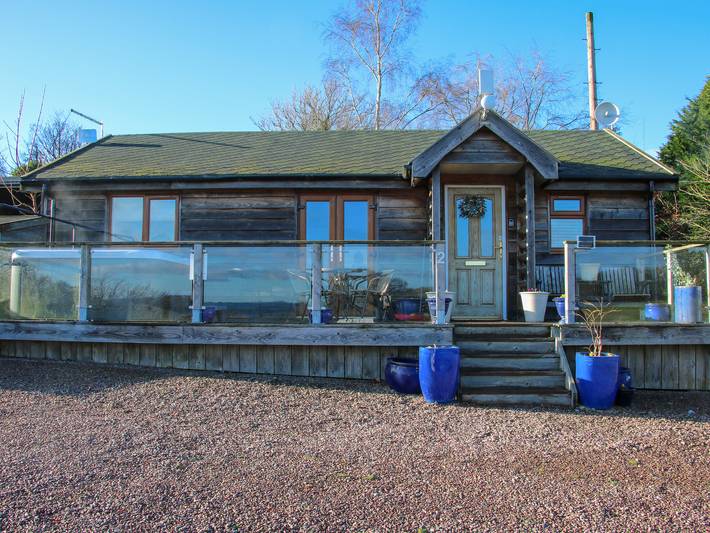 Lodge pour 4 personnes avec vue in Shropshire