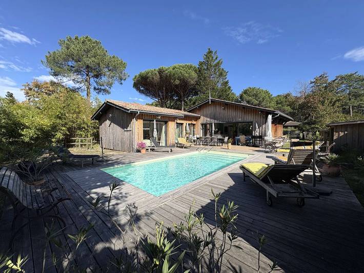 Villa pour 11 personnes, avec Terrasse et Piscine au Cap Ferret