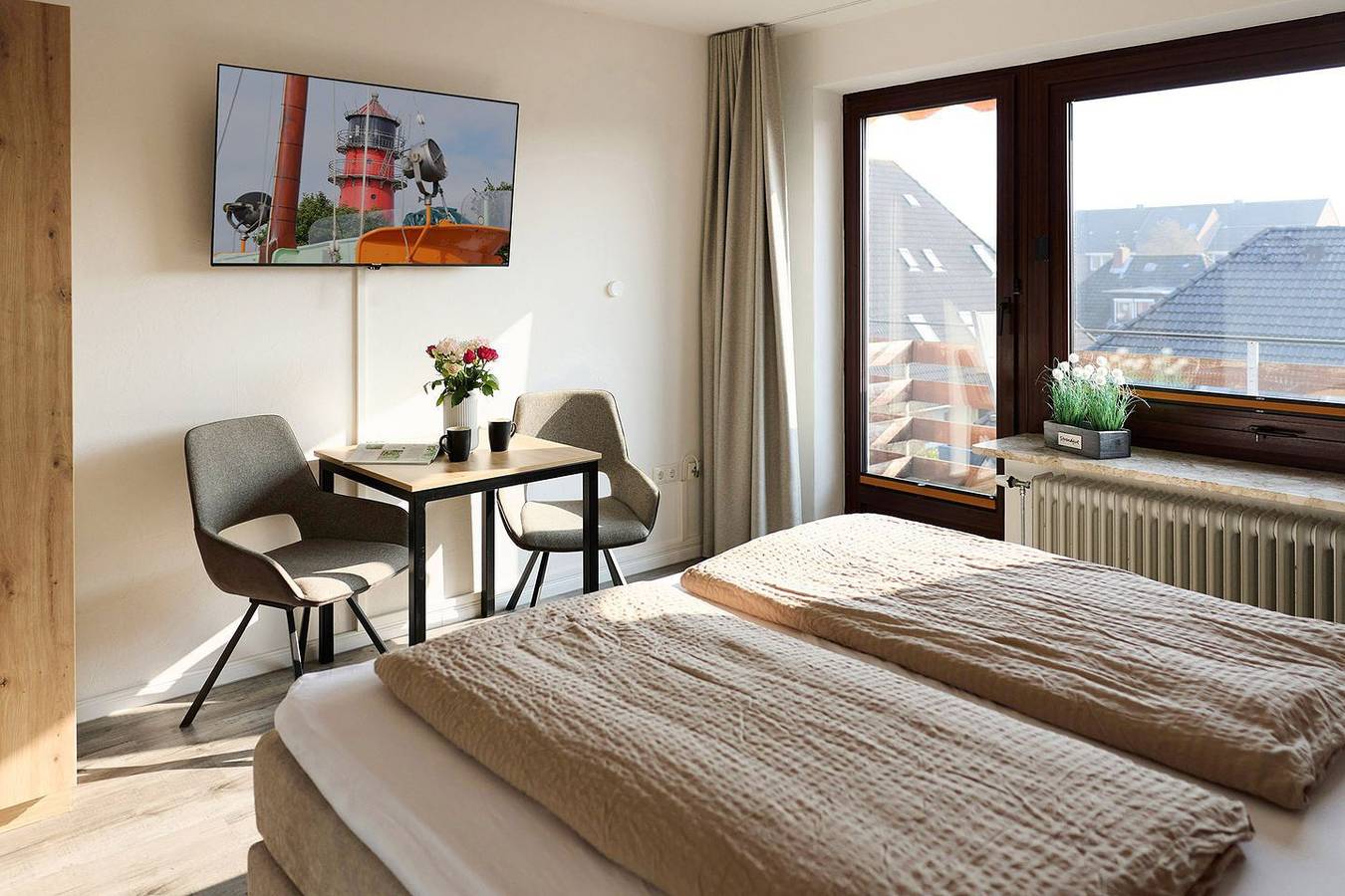 Ganze Wohnung, Quartier 15
Appartement in ruhiger Lage und Eintritt in die Meerzeit in Büsum, Dithmarschen