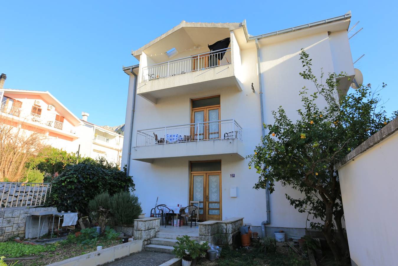 Cały apartament, Trzypokojowy apartament z balkonem i widokiem na morze Gradac, Makarska A-18151-a in Gradac, Riwiera Makarska