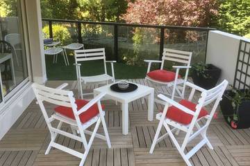 Gîte pour 3 personnes, avec jardin et balcon dans Plage Benoît