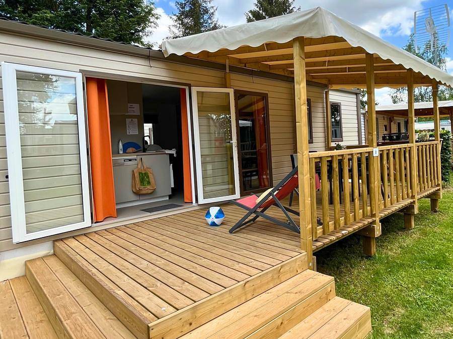 Camping Country Parktouquin - Mobilhome 4 personnes - Mobil-home Select Tv Lv Clim Plancha - 2 chambres - 4 pers. in Touquin, Seine-et-Marne