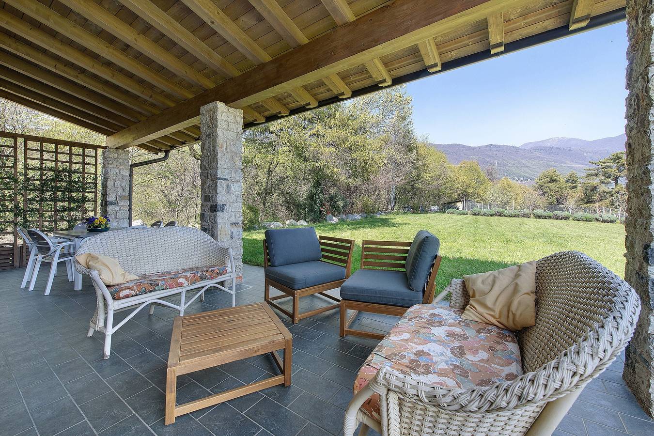 Villa „Agriturismo Casa Del Castagneto“ mit Seeblick, privater Terrasse & Wlan in Gargnano, Gardasee-Berge