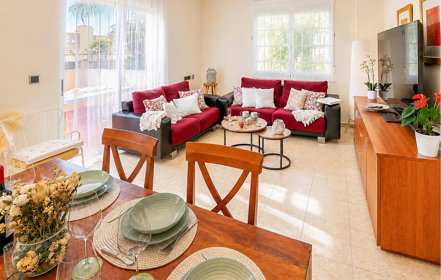 Acogedor apartamento de 2 dormitorios con piscina cerca de Playa Lebeche in San Javier, Costa Cálida