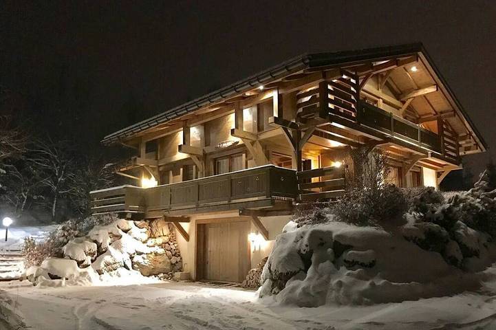 Maison pour 9 personnes, avec jardin à Megève