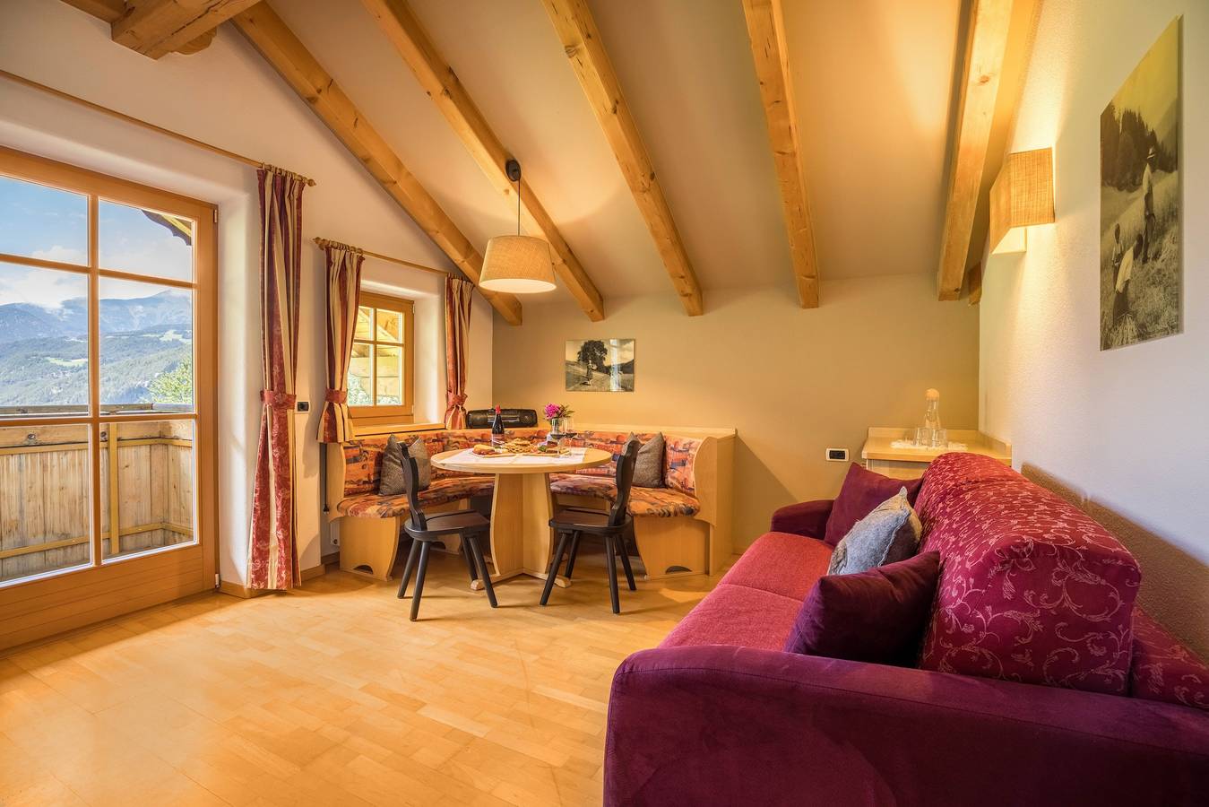 Ganze Wohnung, Ferienwohnung "Oberplunerhof - Fewo Gitschberg" mit Wlan und Balkon in Getzenberg, Kiens