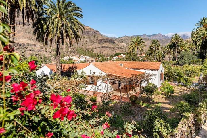 Casa de vacaciones para 4 personas, con Terraza además de Jardín y Vistas en Fataga