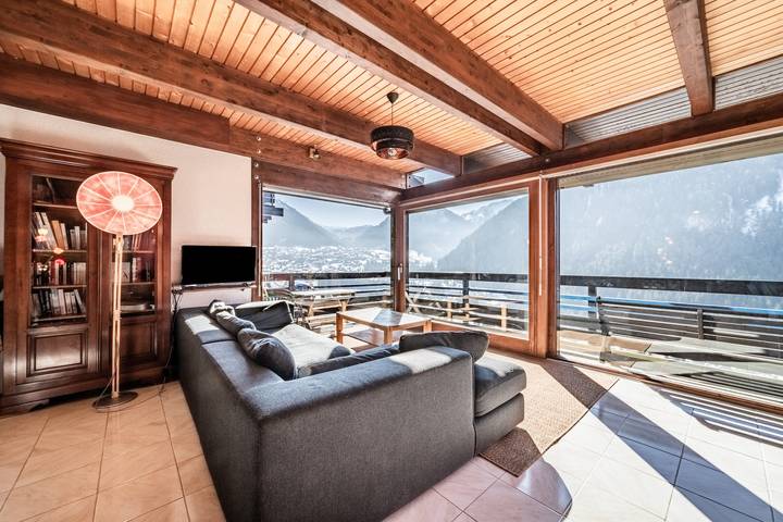 Chalet pour 10 personnes, avec Balcon et Jardin à Chatel