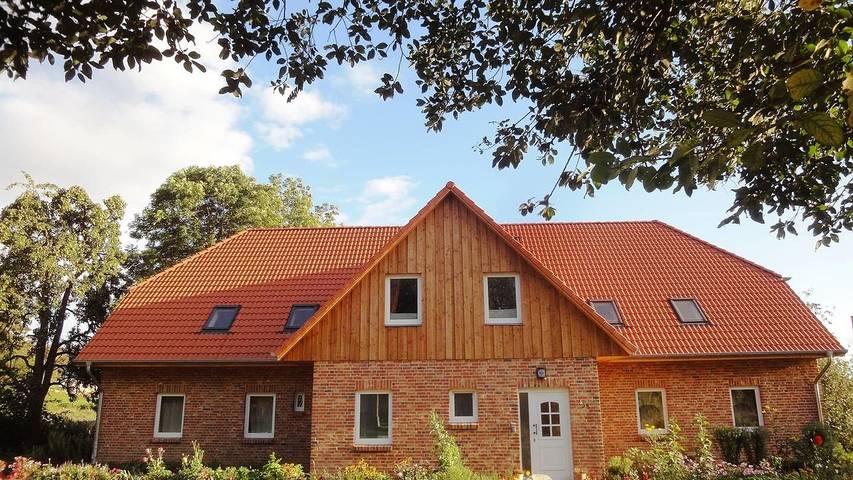 Ferienhaus für 12 Personen, mit Garten und Ausblick sowie Terrasse, mit Haustier - 1