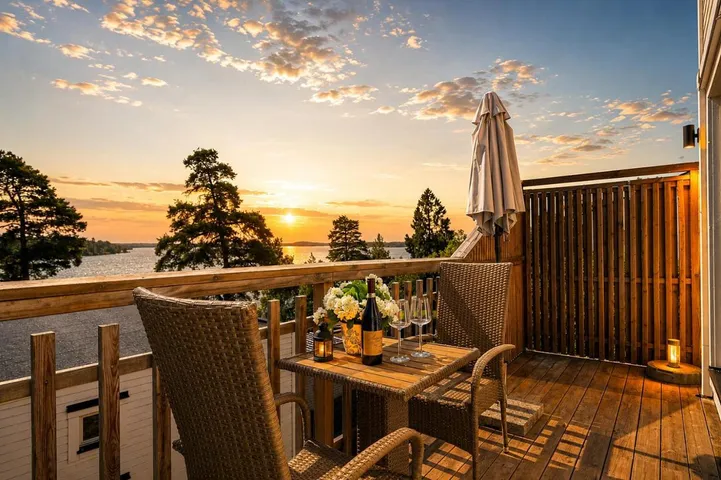 Villa für 4 Personen, mit Seeblick und Ausblick sowie Garten - 1