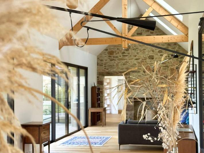 Location de vacances pour 10 personnes, avec terrasse et jardin à Guimaëc - 3