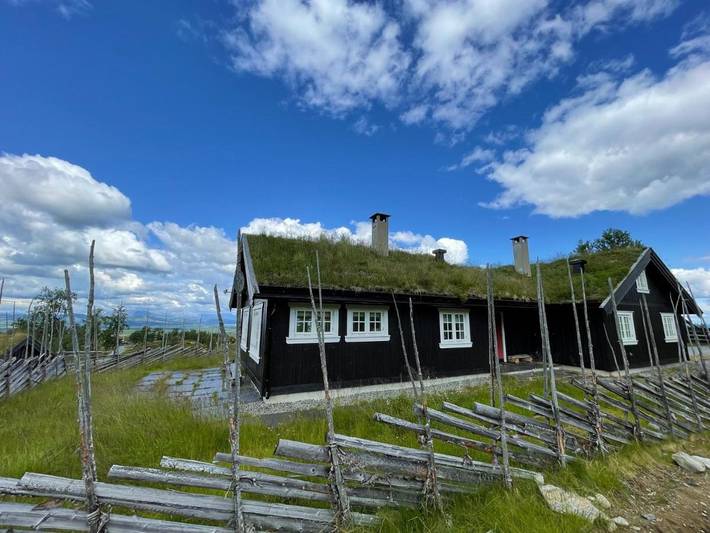 Fjellhytte for 10 personer, med Terrasse og Sauna i tillegg til Utsikt i Gol