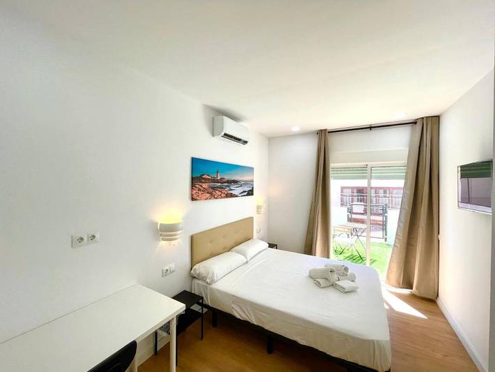Casa de huéspuedes para 2 personas, con Vistas en Hospitalet de Llobregat