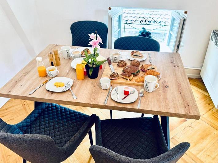 Gîte pour 6 personnes, avec jardin et vue à Aigle - 3