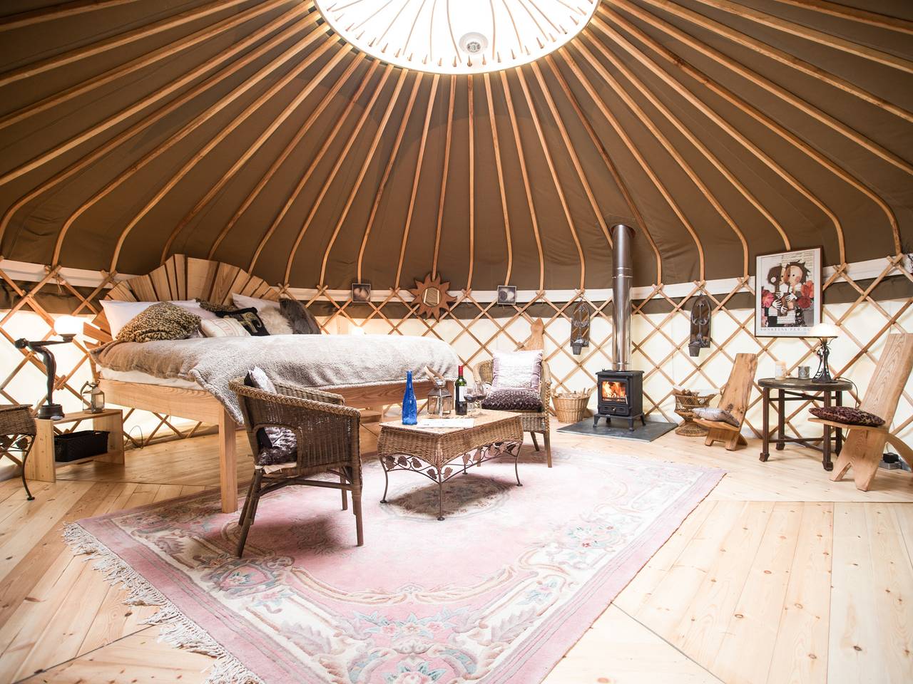 Elodie Yurt in Bishopsteignton, Devon
