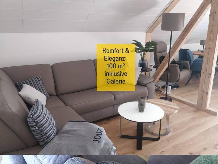 Ferienwohnung für 6 Personen, mit Balkon und Terrasse sowie Garten und Ausblick in Mastershausen