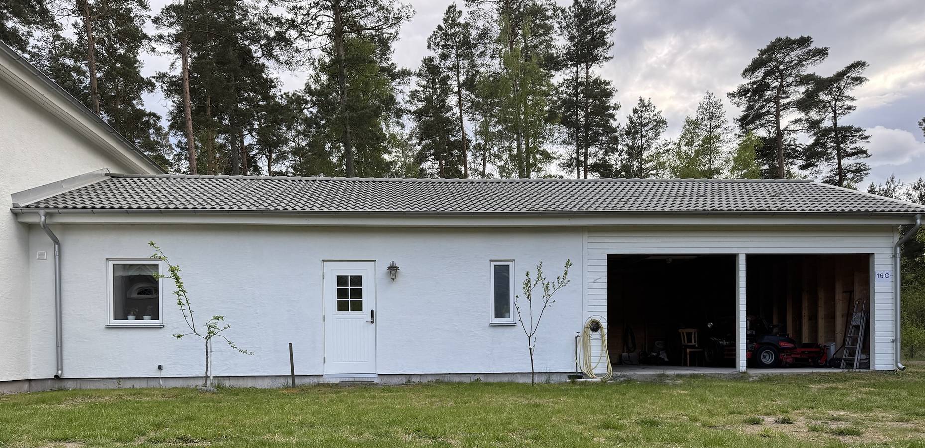 In the middle of the forest nearby Ahus in Swedish Baltic Sea
