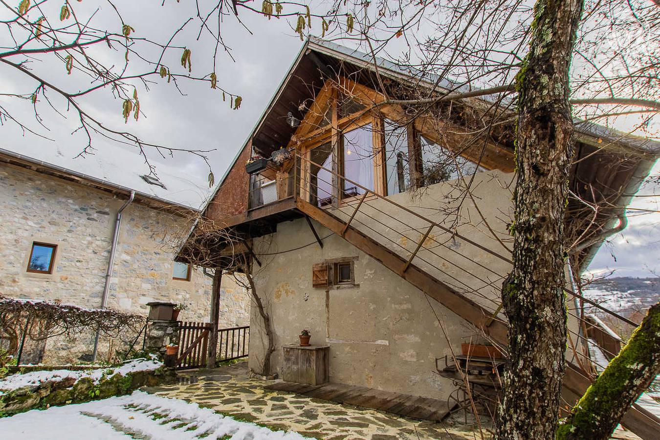 Un Loft A La Campagne in Saint-Jean-d'Arvey, Région de Chambéry