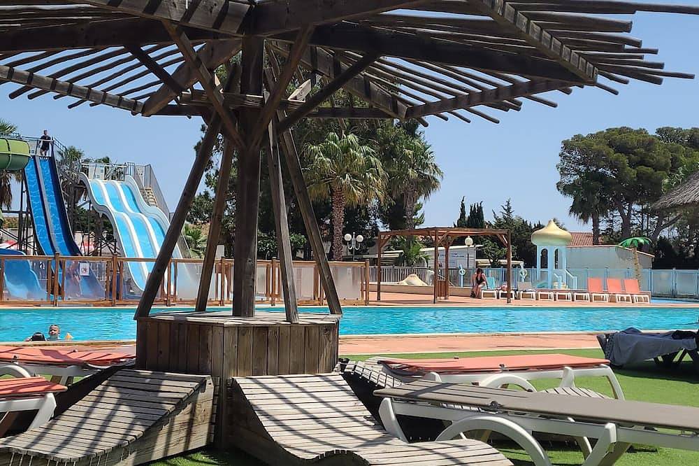 Mobil-home Climatisé Camping 4* in Torreilles, Côte d'Améthyste