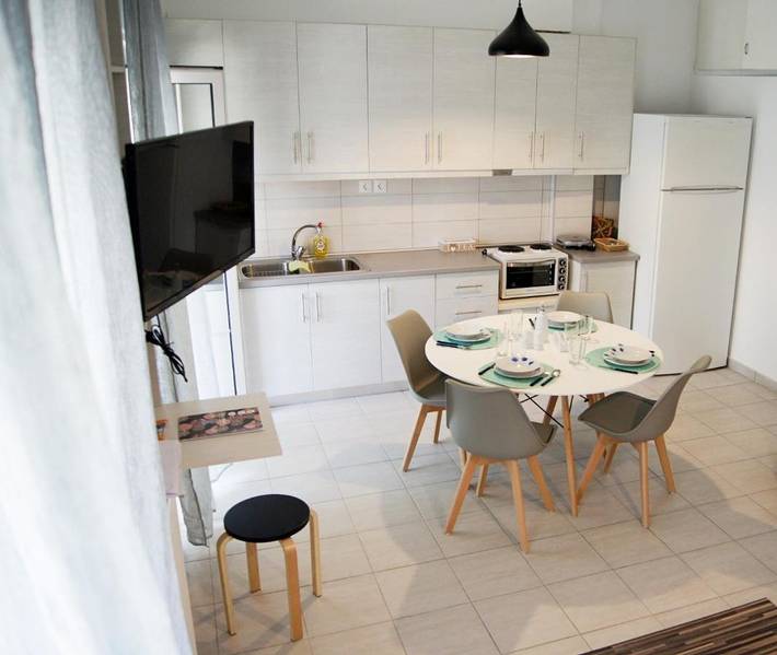 Appartement de vacances pour 5 personnes, avec Balcon ainsi que Terrasse et Vue