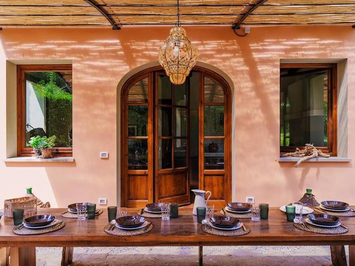 Villa pour 7 personnes, avec terrasse ainsi que vue et jardin, animaux acceptés à Florence - 3