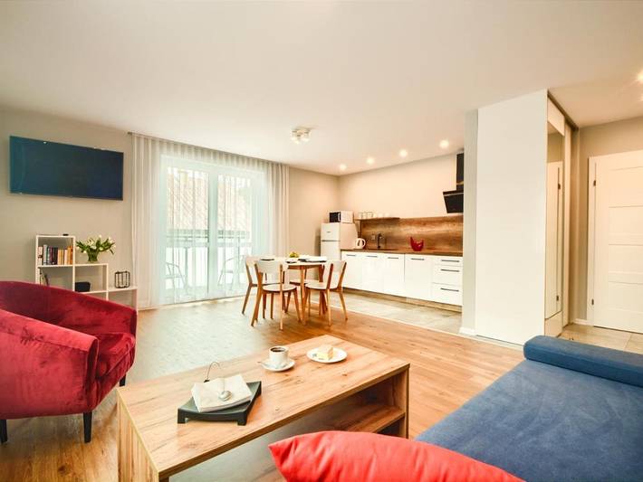 Ośrodek wypoczynkowy dla 4 osób, z Balkon i Widok w Wisła